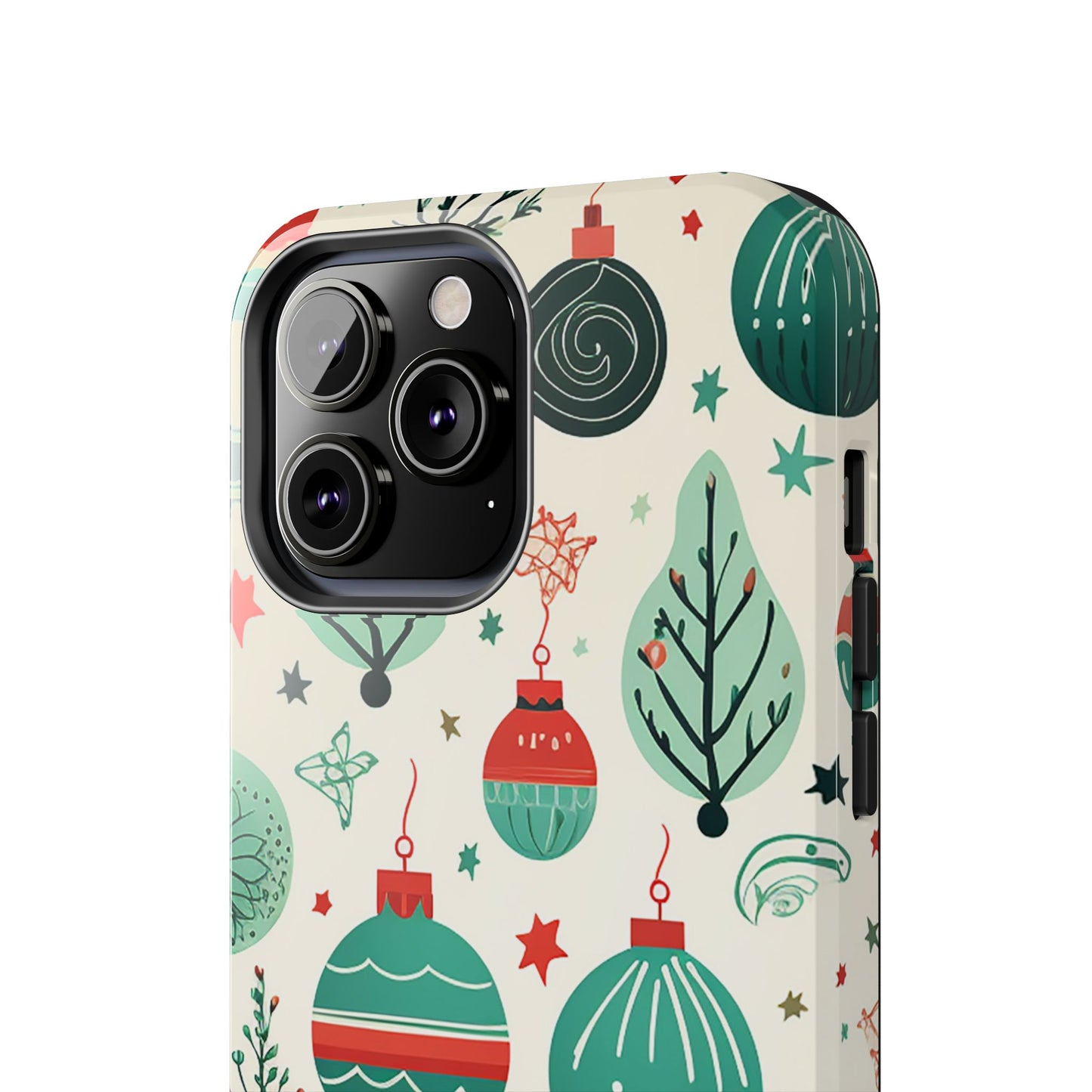 Vintage Christmas Ornaments Pattern – iPhone Series Case