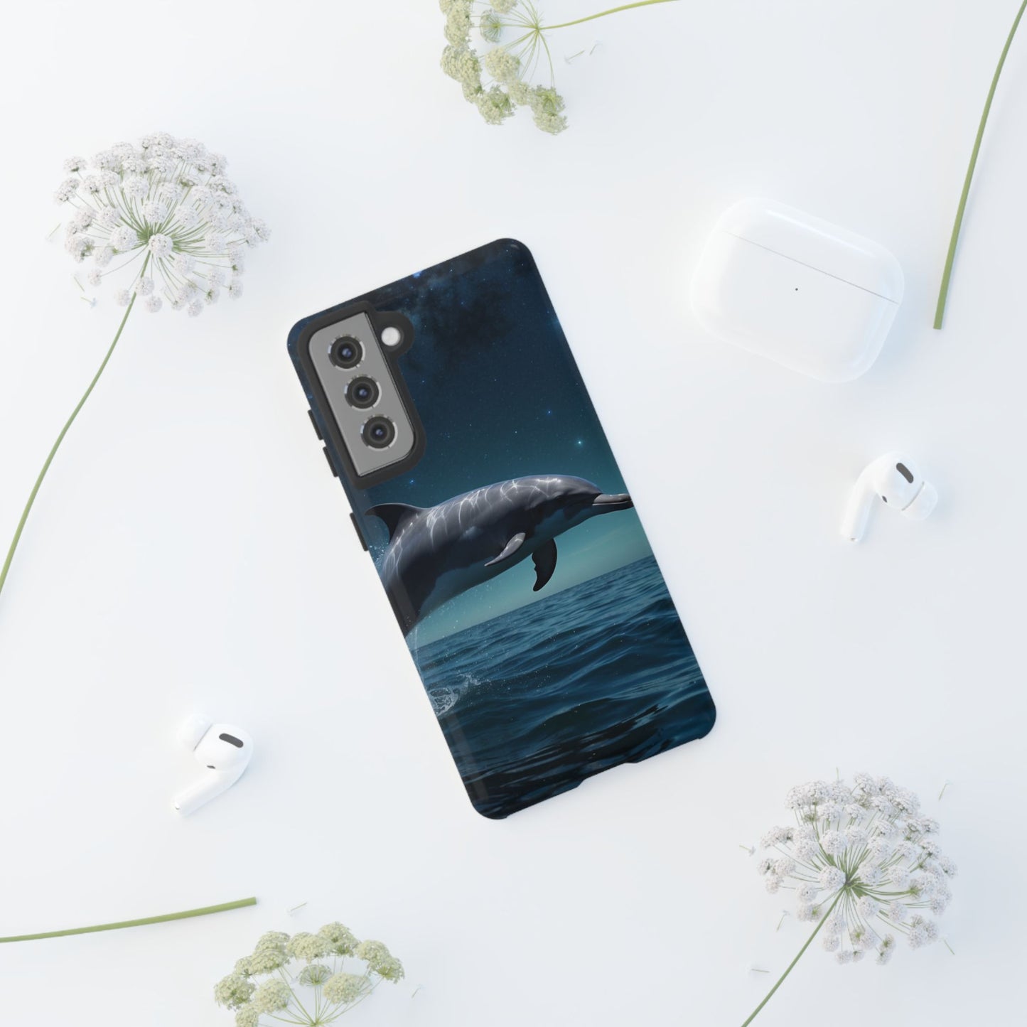 Midnight Ocean Dolphin - Samsung Galaxy Case