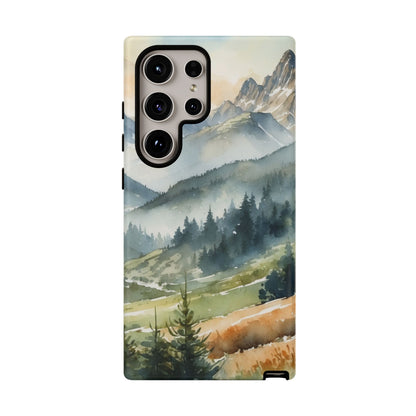 Serene Alpine Forest - Samsung Galaxy Case