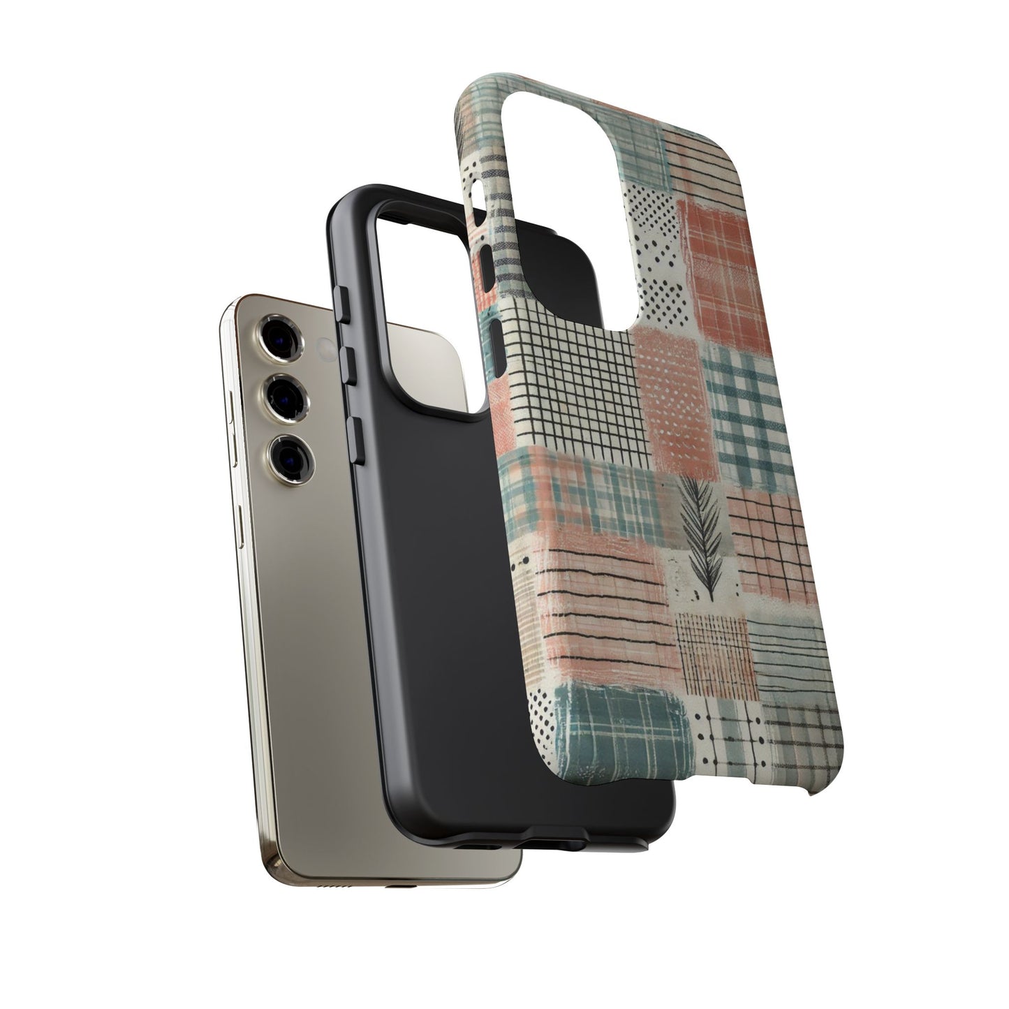 Modern Patchwork Pastel – Stylish Protection with Quilted Farmhouse Vibes