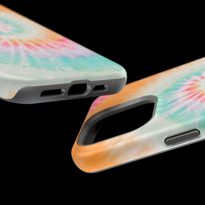 Pastel Tie-Dye MagSafe iPhone Case – Soft Colors & Magnetic Functionality