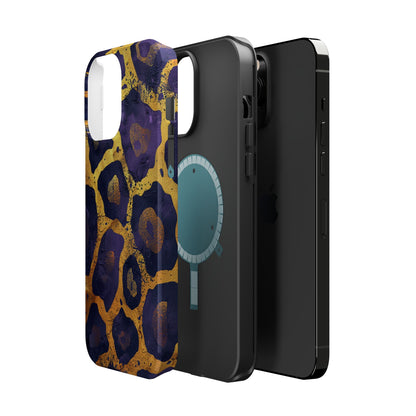 Regal Amethyst Leopard iPhone Case