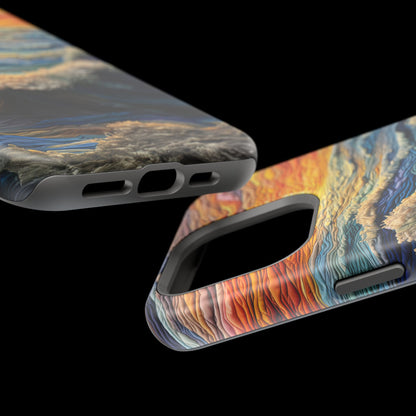 Ocean Sunset Tapestry Waves – MagSafe iPhone Series Case