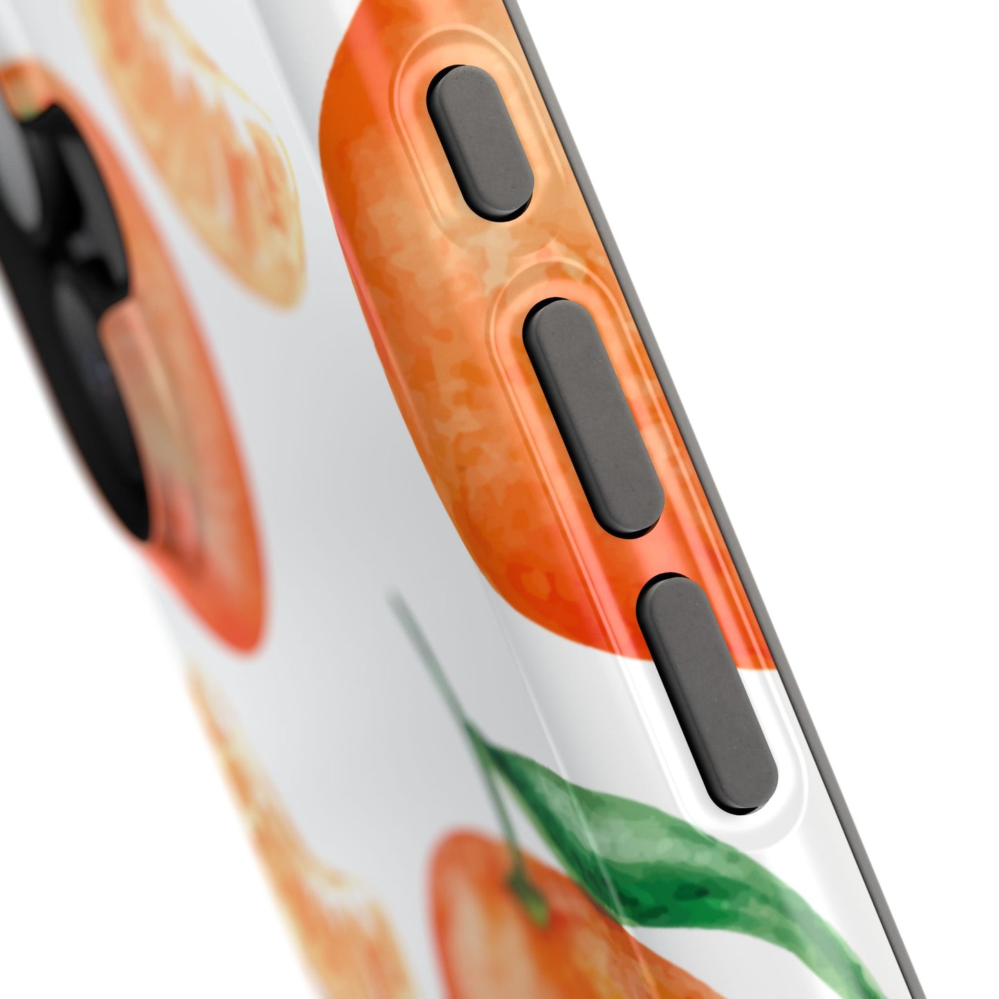 Tangerine Dreams Tough MagSafe iPhone Case – Watercolor Orange Design, Shockproof Dual Protection