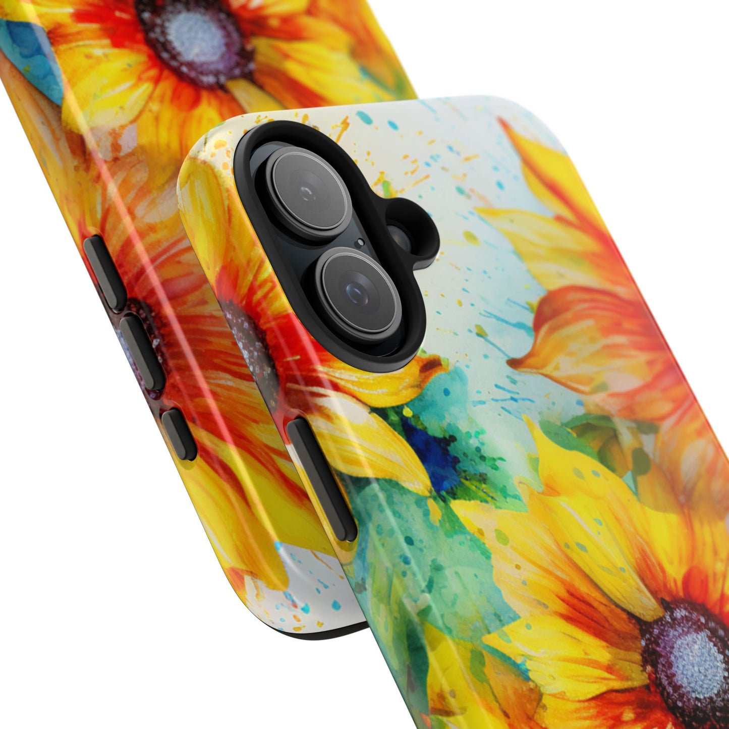 Watercolor Sunflower Splash - iPhone Series Case