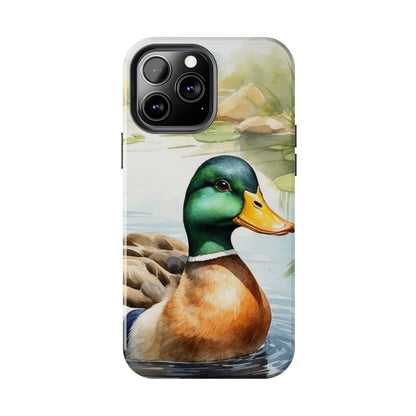 Serene Duck Reflection - iPhone Case