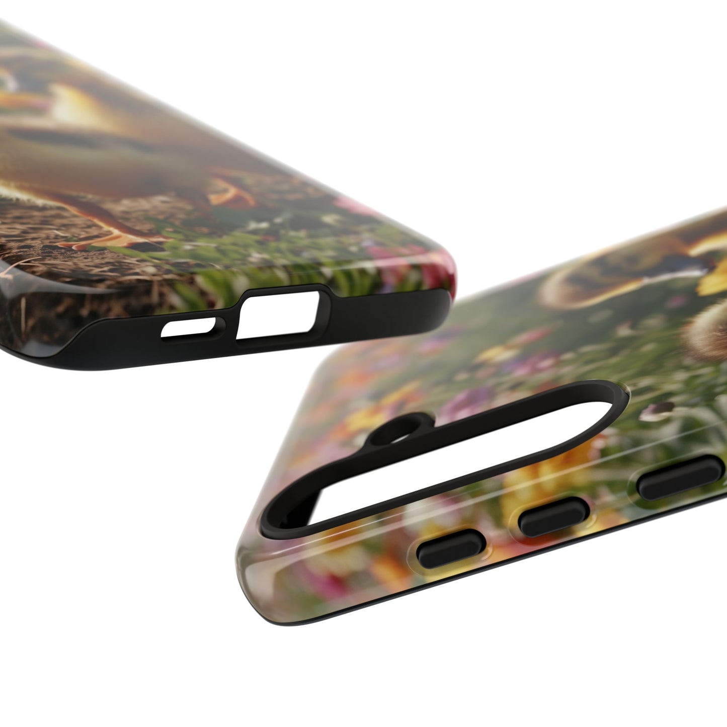 Charming Ducklings in Floral Garden - Samsung Galaxy Case