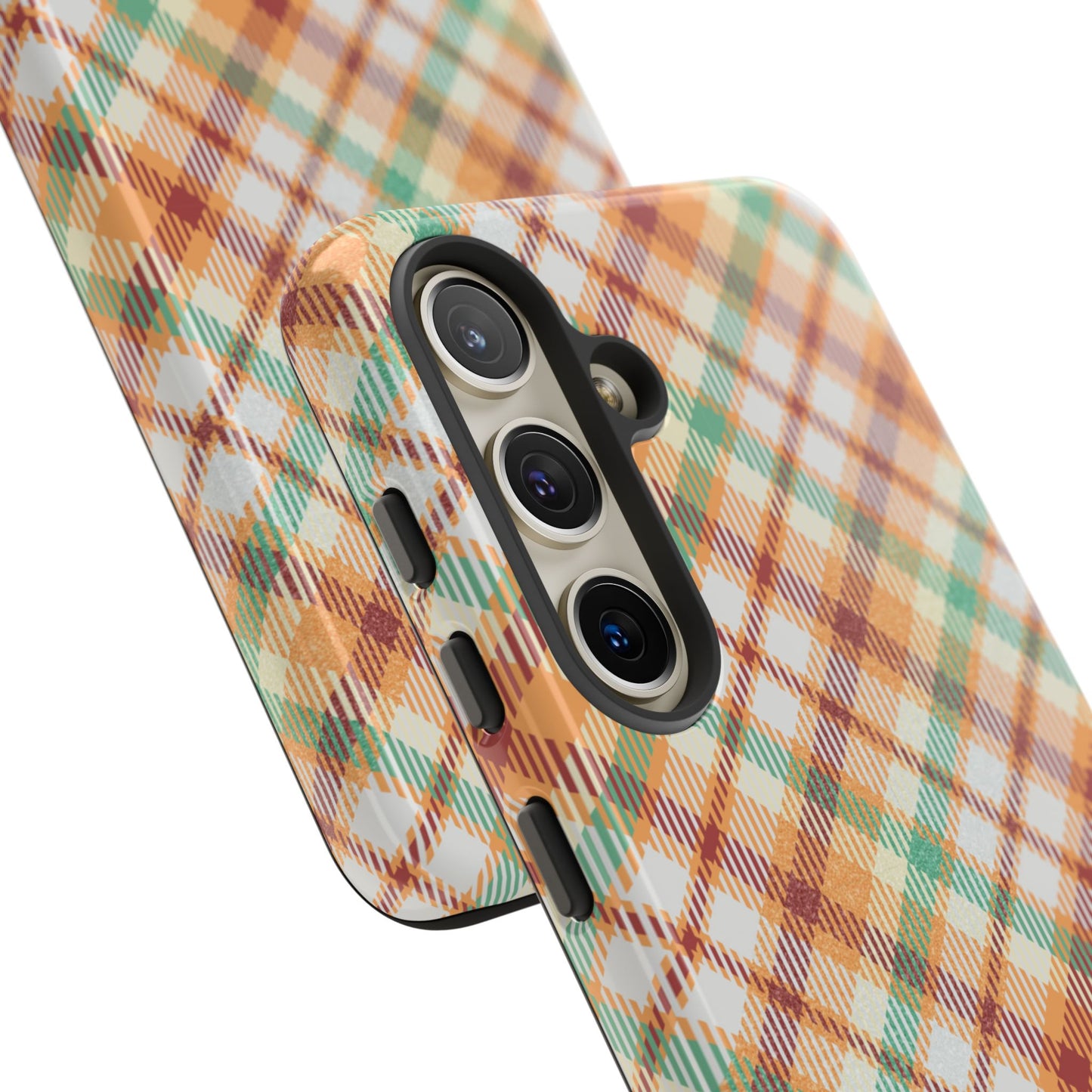 Samsung Galaxy Case - Autumn Harvest Plaid Design