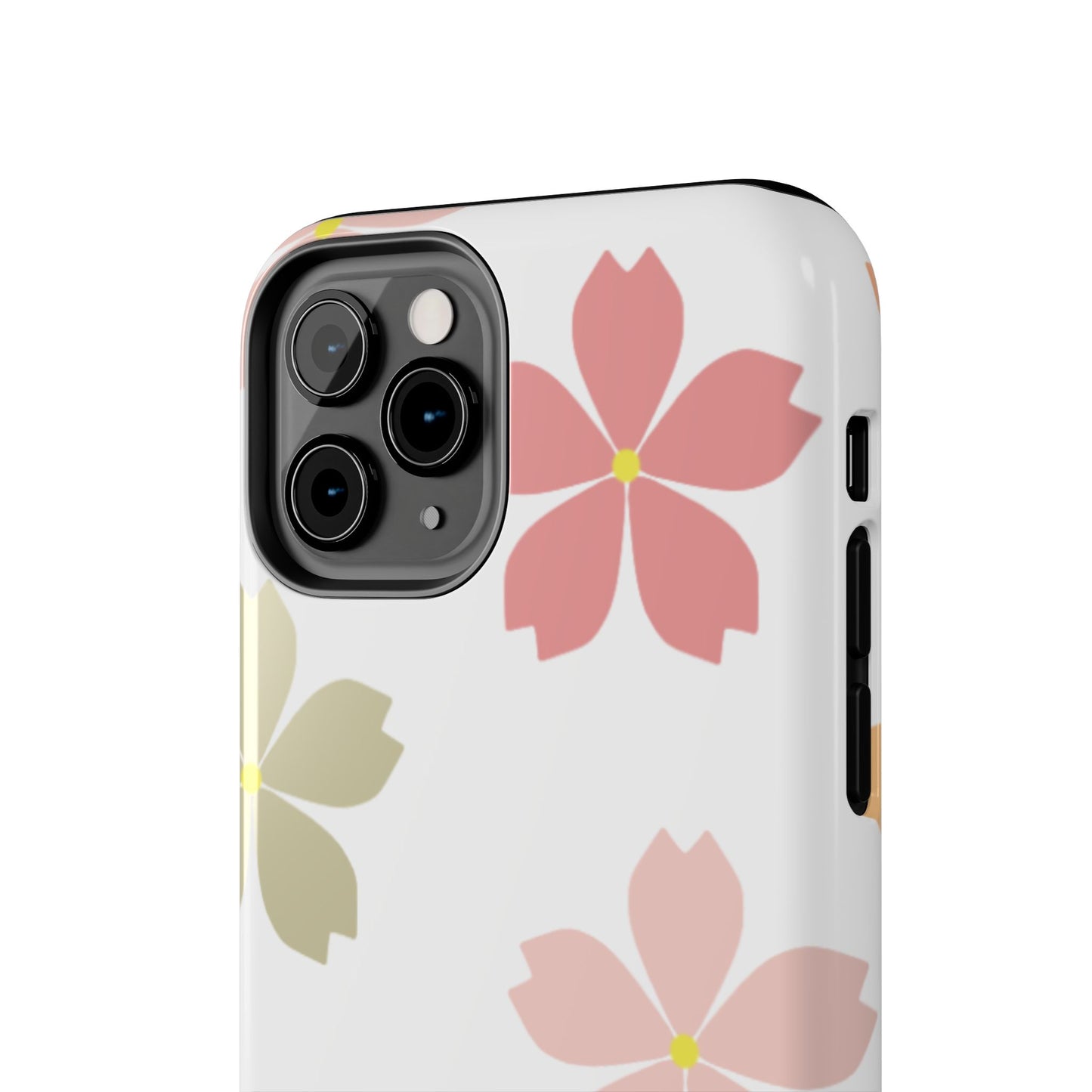 Pastel Sakura Blossom Tough iPhone Case – Durable Design with Soft Matte Finish