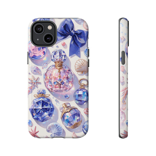 Coquette Watercolor Elegance & Seashell Symphony Phone Case for iPhone, Samsung Galaxy & Pixel