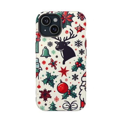 Cartoon Christmas Cheer – MagSafe iPhone Case