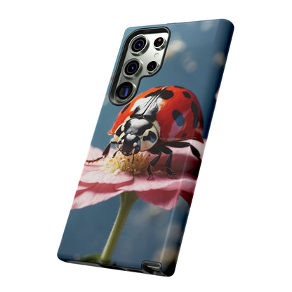 Samsung Galaxy Case: Floral Ladybug Delight