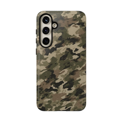 Classic Light Brown Camouflage – Premium Samsung Galaxy Case, Rugged and Stylish