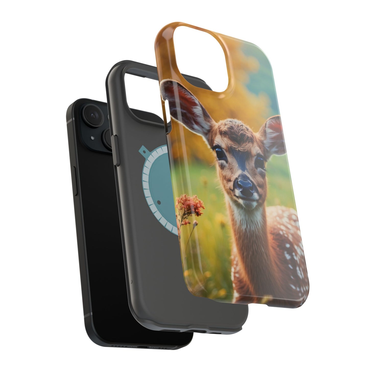 MagSafe-Compatible iPhone Case – Golden Meadow Fawn