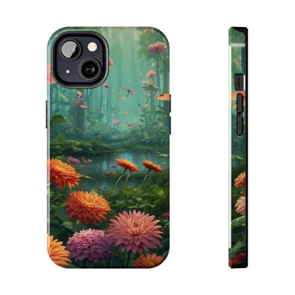 Enchanted Forest Dragonflies & Blossoms – iPhone Series Case