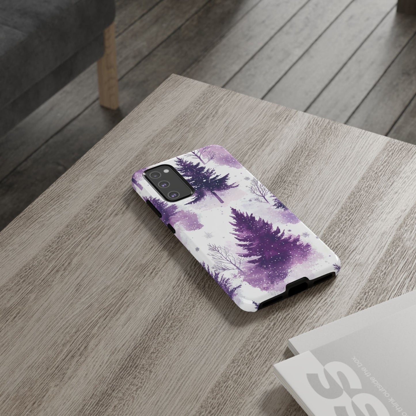 Purple Snowy Forest - Samsung Galaxy Series Case