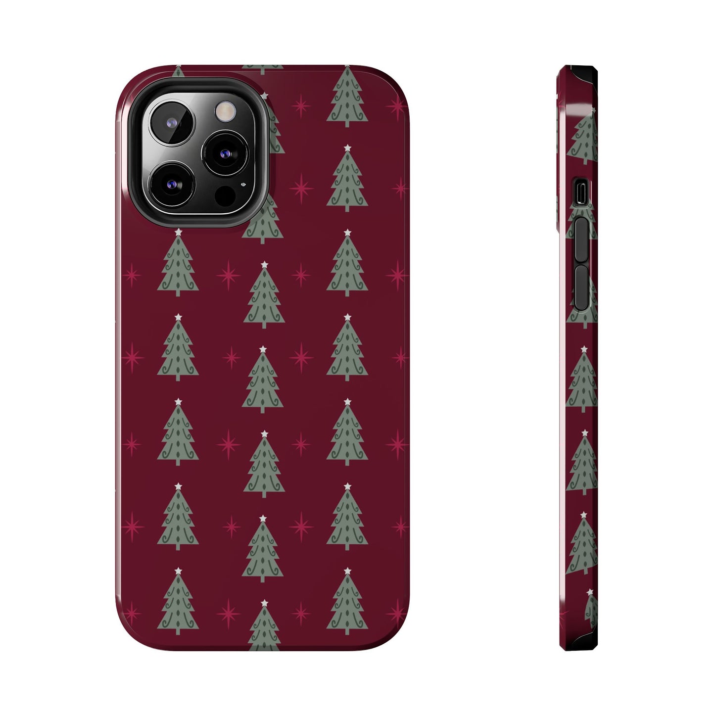 Retro Christmas Tree Pattern – iPhone Series Case