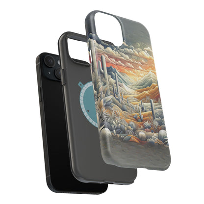 Rugged Elegance Cactus iPhone Case