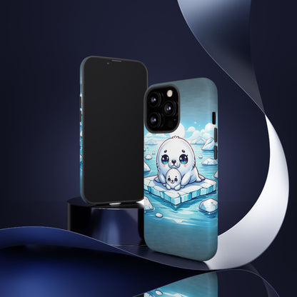 Arctic Embrace Seal iPhone Case