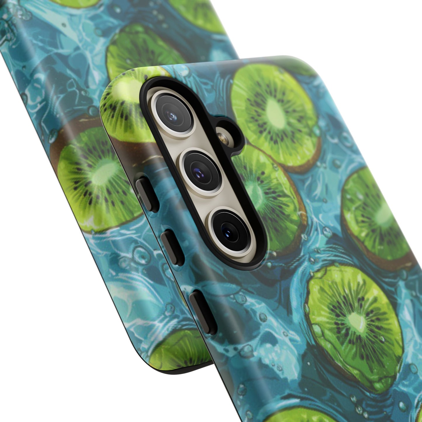 Tropical Kiwi Splash Samsung Galaxy  Case – Tough Dual-Layer, Vibrant Summer Design