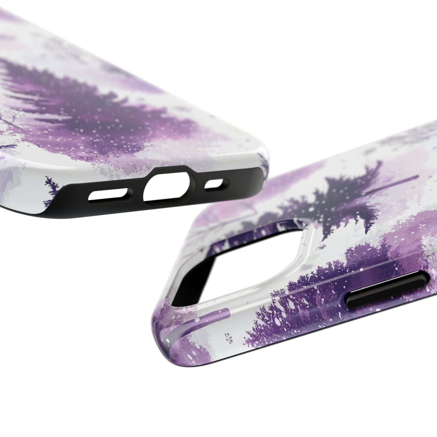 Purple Snowy Forest - iPhone Series Case