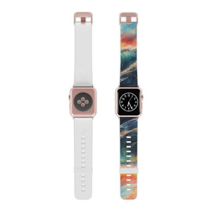  Ocean Wave Sunset Apple Watch Band