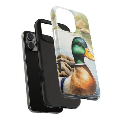 Serene Duck Reflection - iPhone Case