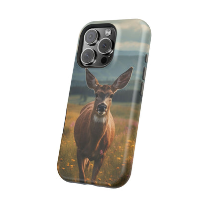 Rustic Meadow Deer – MagSafe iPhone Case