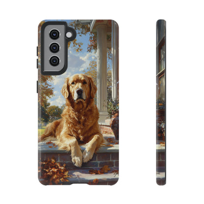 Golden Retriever Autumn Serenity - Samsung Galaxy Series Case