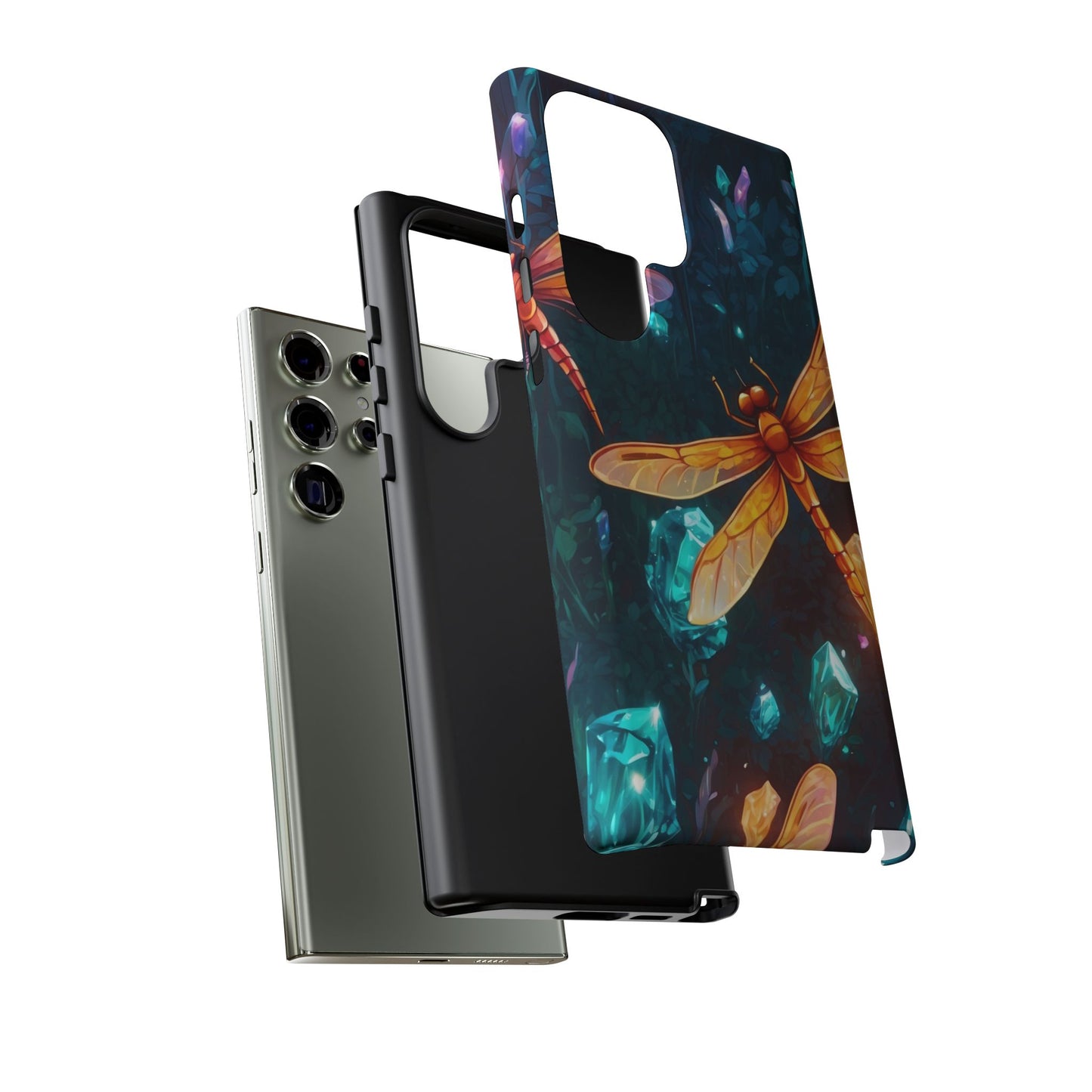Mystical Dragonflies & Crystals – Samsung Galaxy Series Case