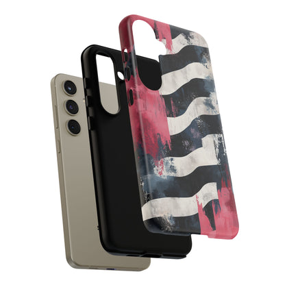 Blood Zebra Samsung Case – Bold Red & Black Pattern