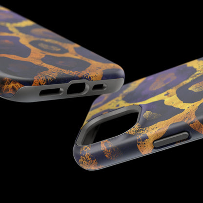 Regal Amethyst Leopard iPhone Case