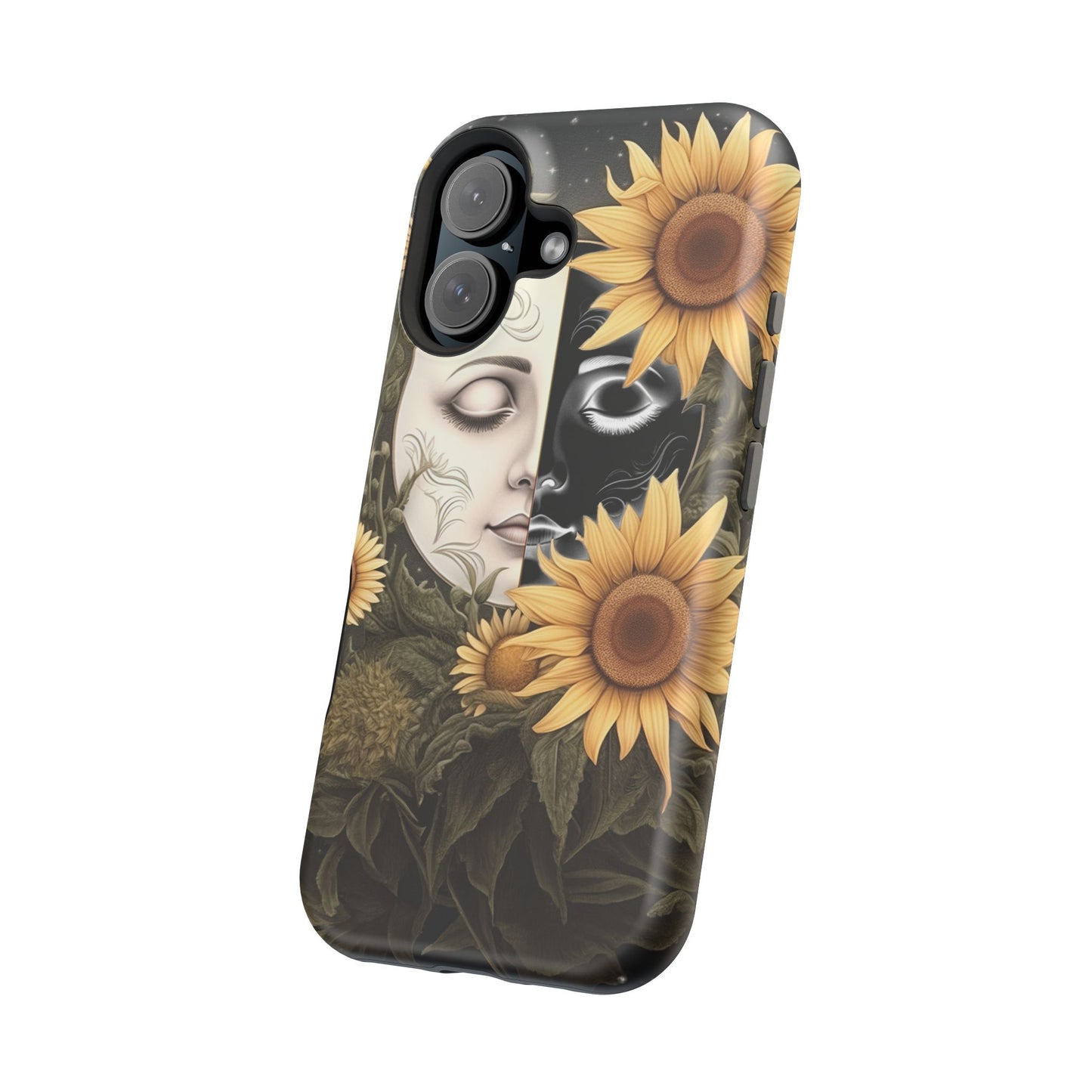 Sunflower Moon and Stars MagSafe Case – Ethereal Art