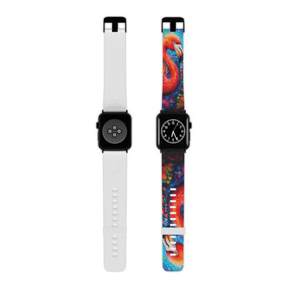 Tropical Elegance Flamingo Apple Watch Band