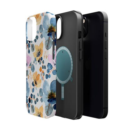 Spring Radiance – MagSafe Case with Vibrant Watercolor Floral Design