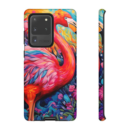 Flamingo Fiesta – Vibrant Flamingo Samsung Galaxy Phone Case