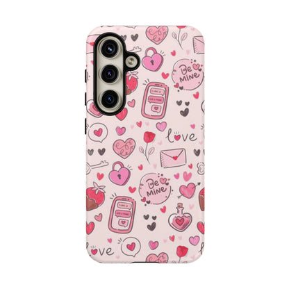 Samsung Galaxy Case: Playful Valentine's Day Icons Case