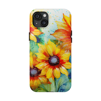 Watercolor Sunflower Splash - iPhone Series Case