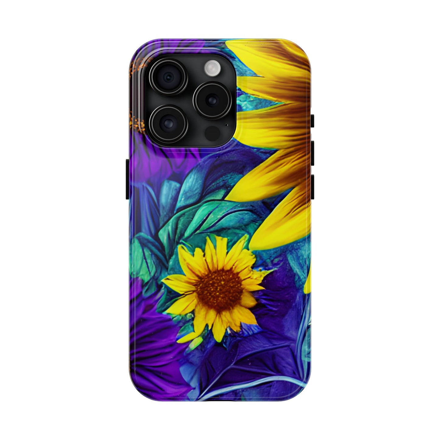 Purple & Gold Sunflower Dream - iPhone Series Case