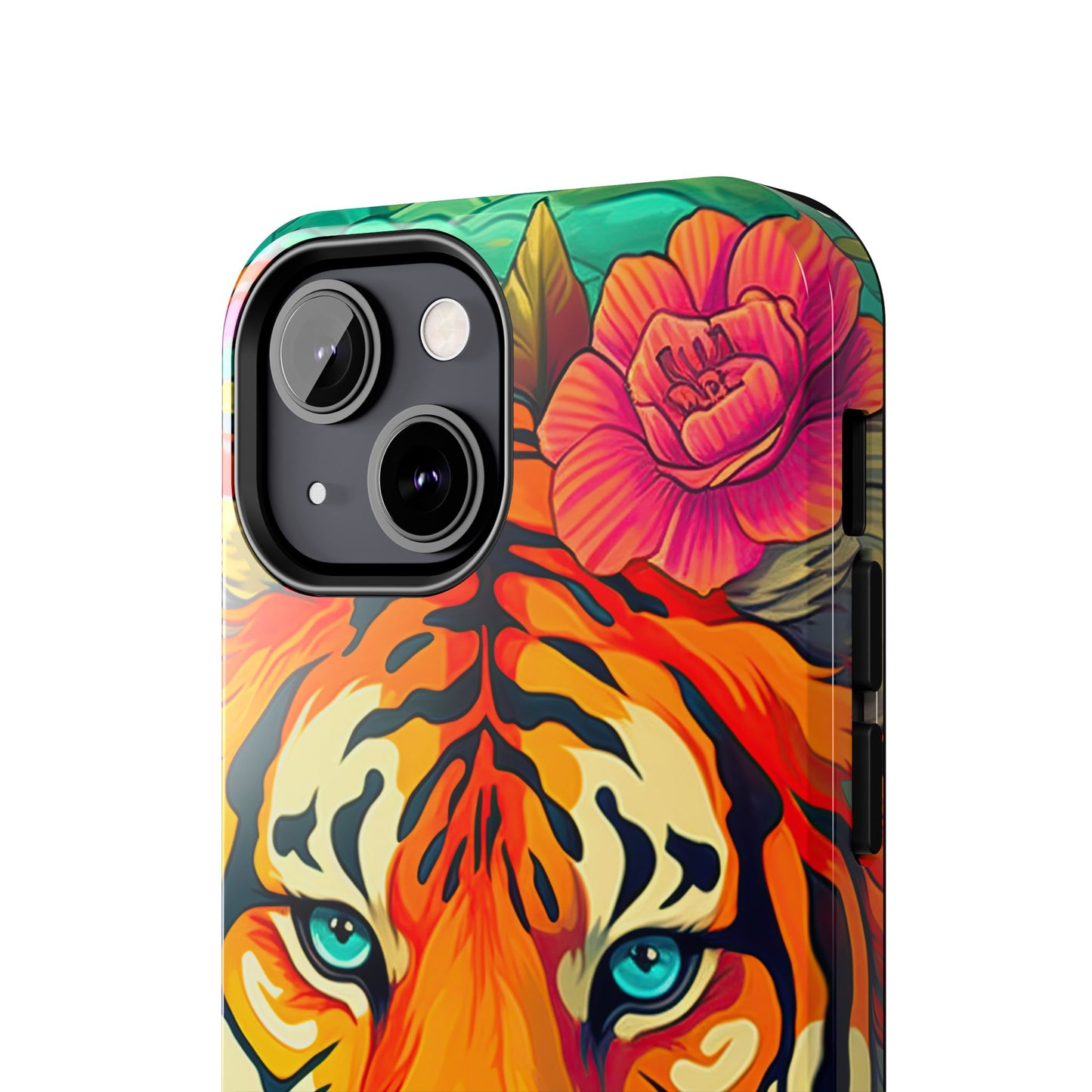 Fierce Rainbow Tiger Art - iPhone Series Case