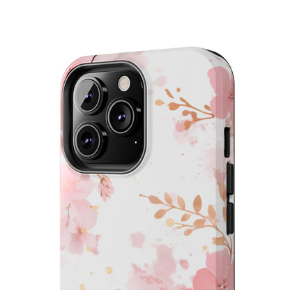 Soft Pink Cherry Blossom iPhone Case – Elegant Floral Design