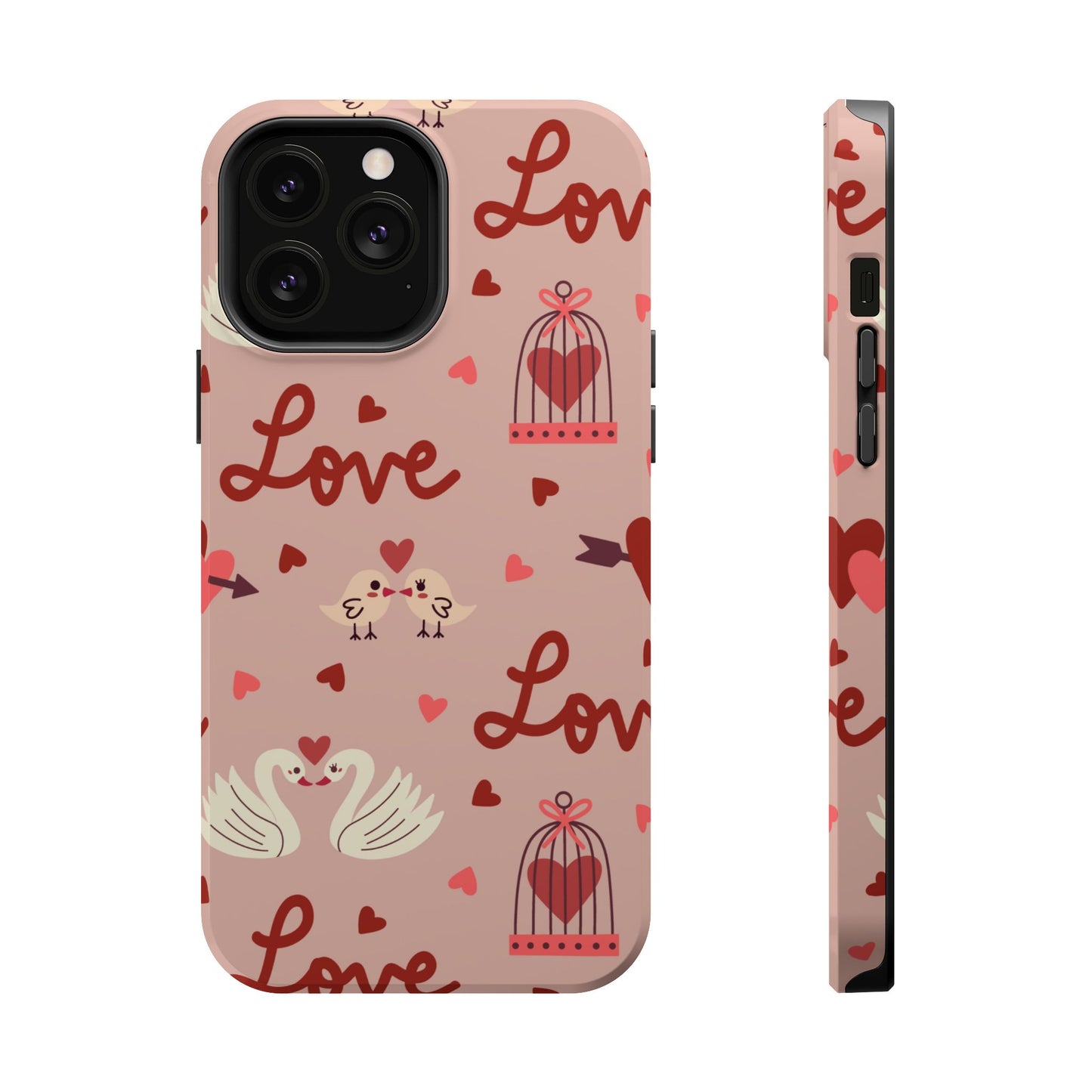 Lovebirds & Swans MagSafe iPhone Case