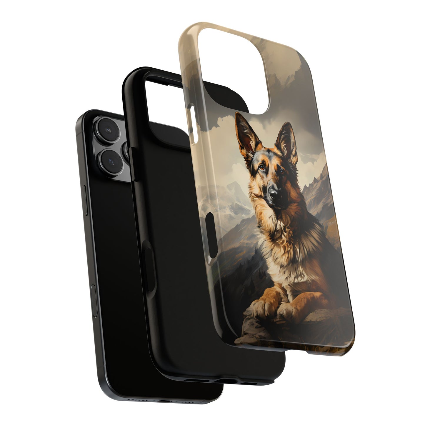 German Shepard Owners! Show Your Love For The Breed With This New iPhone & Samsung Galaxy Phone Case! Double Layered Protection! - BOGO Cases