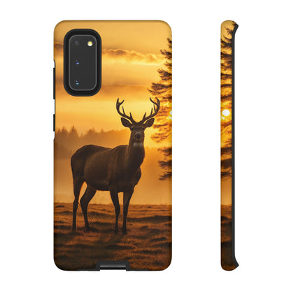 Sunset Majesty: Regal Stag – Samsung Galaxy Case