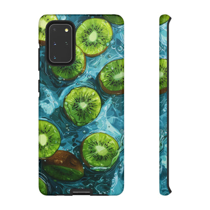 Tropical Kiwi Splash Samsung Galaxy Case – Tough Dual - Layer, Vibrant Summer Design - BOGO Cases