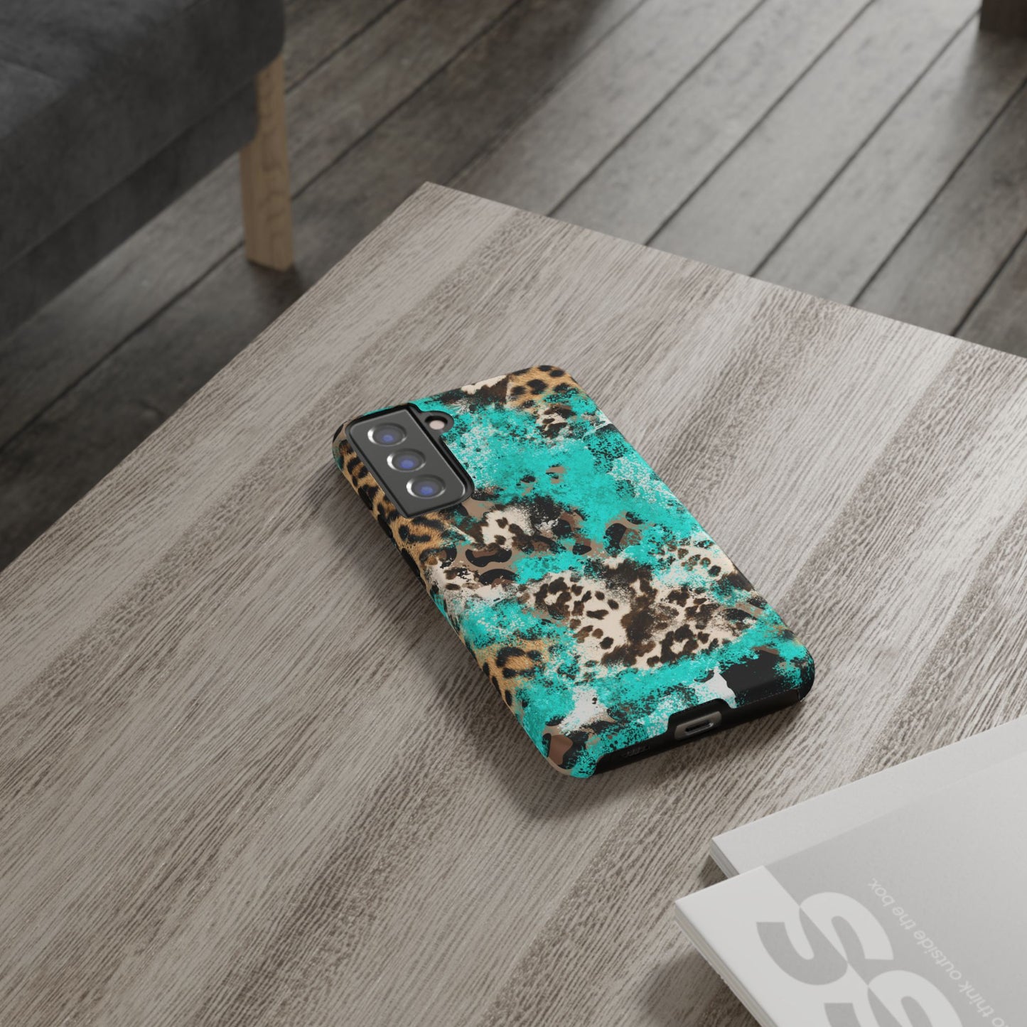 Aqua Splash Leopard - Samsung Galaxy Series Case