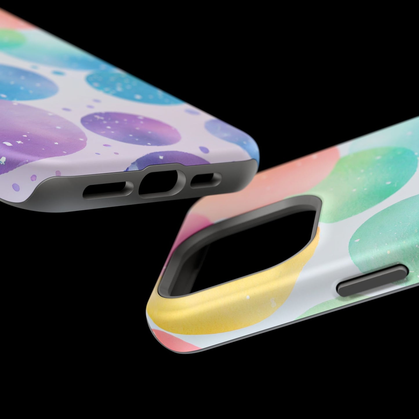 Pastel Galaxy Bubbles  MagSafe iPhone Case – Slim Design, Glossy Finish