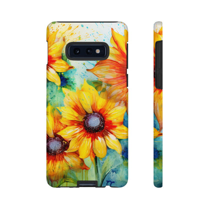 Watercolor Sunflower Splash - Samsung Galaxy Series Case