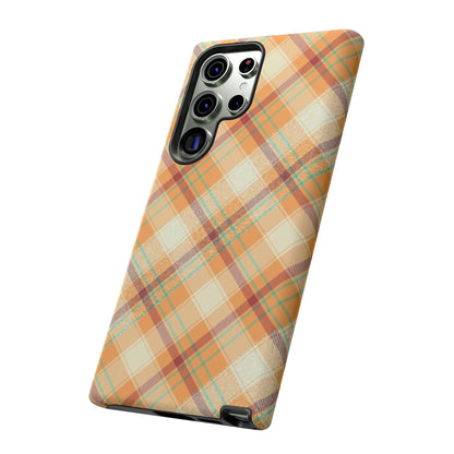 Samsung Galaxy Case - Warm Autumn Plaid Design