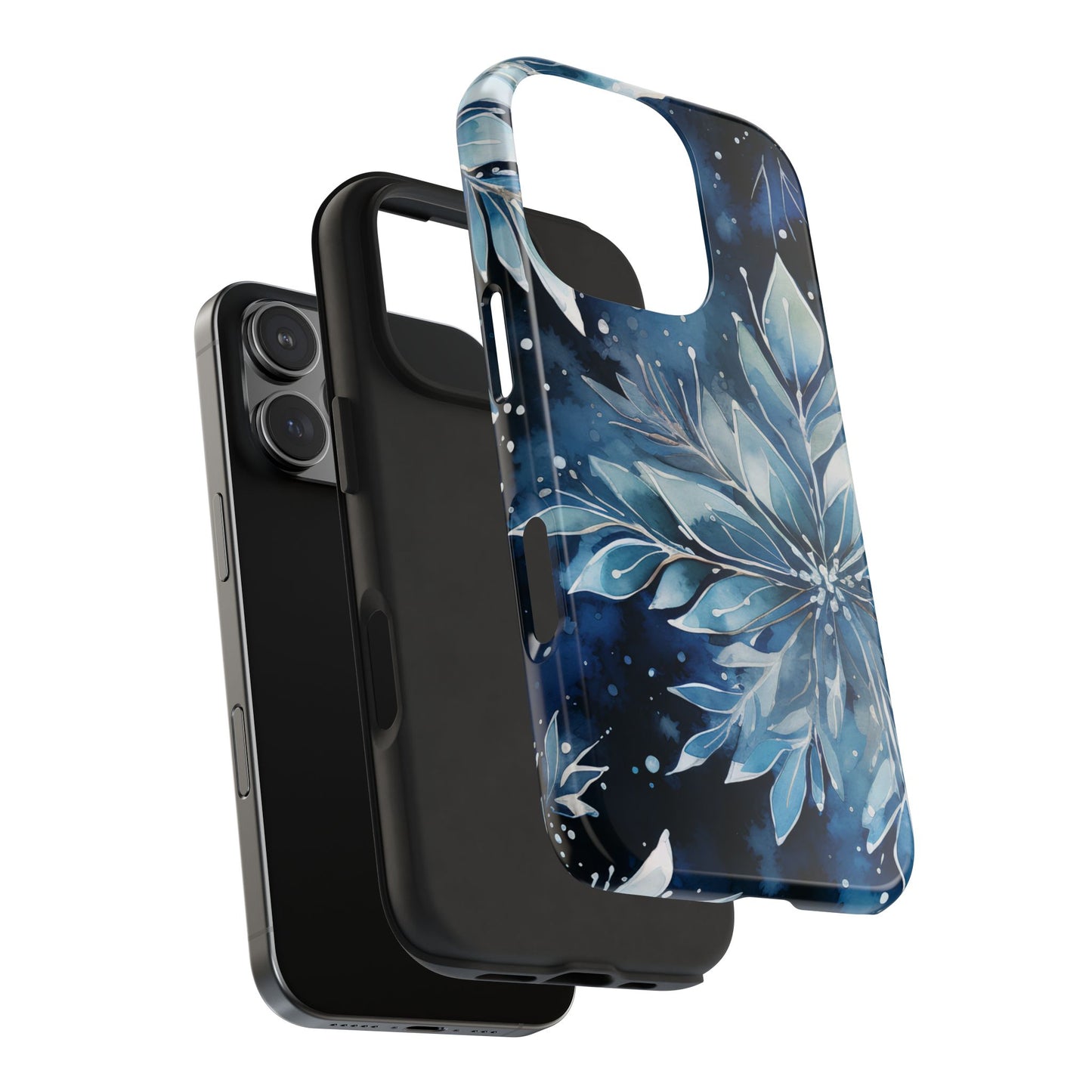 Winter’s Embrace – Blue Snowflake Samsung Galaxy Case